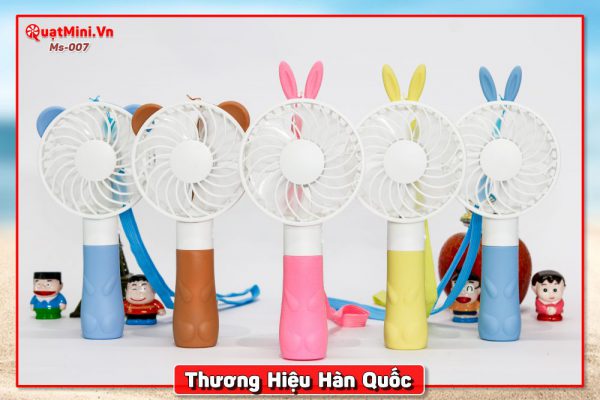 Quạt Cầm Tay Mini Tai Thỏ ???????? Hàn Quốc ????????