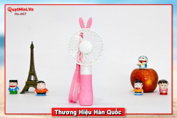 Quạt Cầm Tay Mini Tai Thỏ ???????? Hàn Quốc ????????